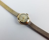 Lot 212 - A Lady's 9ct gold Regency bracelet watch, the...