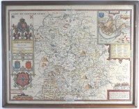 Lot 253 - John Speed (1552-1629) Shropshire Described...