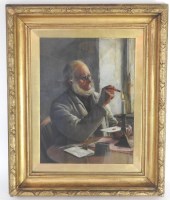 Lot 373 - Claude Pratt (1860-1935) Elderly gentleman...