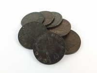 Lot 463 - A collection of copper coinage, William III to...