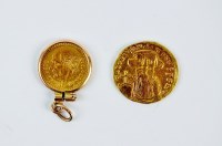 Lot 474 - A Byzantine Solidus, Constans II (641-668 AD),...