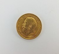 Lot 482 - A George V sovereign, dated 1914