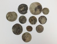 Lot 491 - A collection of eleven hammered silver coins,...