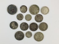 Lot 492 - A collection of twelve silver milled coins,...