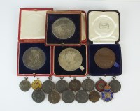 Lot 541 - Queen Victoria diamond Jubilee official silver...