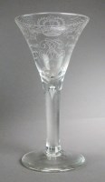 Lot 39 - A reproduction 'Amen' style glass, inscribed...