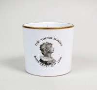 Lot 48 - An English porcelain mug, early 19th century,...