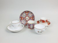 Lot 61 - A Pinxton coffee can and saucer, late...