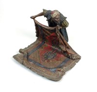 Lot 92 - An Austrian cold painted bronze model of a...
