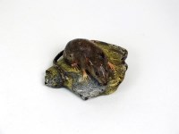 Lot 106 - After Franz Bergman: a cold painted bronze...