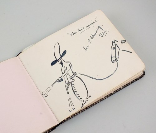 Lot 108 - Ian L.Fleming, an autograph book circa 1918/21,...