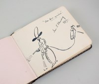 Lot 108 - Ian L.Fleming, an autograph book circa 1918/21,...