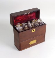 Lot 115 - A Victorian apothecary's campaign chest, 19th...