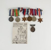 Lot 130 - Seven assorted World War I and World War II...