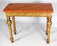 Lot 167 - A Louis XVI style painted pine side table,...