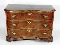 Lot 170 - An 18th century South German walnut...