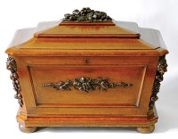 Lot 176 - A Regency oak sarcophagus wine cooler, circa...