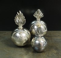 Lot 9 - A Goldsmiths and Silversmiths silver grenade...