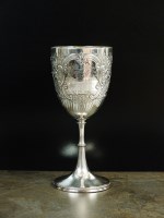 Lot 13 - An Edwardian silver trophy cup, D & M Davis,...