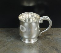 Lot 15 - A silver baluster mug, F C Richards,...