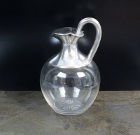 Lot 48 - A Victorian silver mounted claret jug, William...