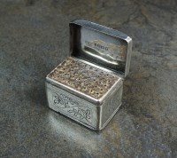 Lot 125 - A George IV silver nutmeg grater, William...