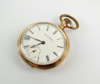 Lot 306 - A Gentleman's American Waltham Watch Co open...