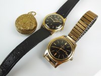 Lot 311 - A Gentleman's gold plated Roamer wristwatch,...