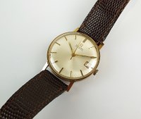 Lot 313 - A Gentleman's 9ct gold Omega Automatic...