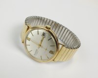 Lot 334 - A Gentleman's 9ct gold Accurist wristwatch,...