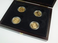 Lot 446 - Westminster, four Elizabeth II sovereigns,...