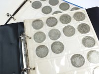 Lot 462 - Two coin albums, containing assorted British...