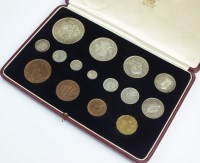 Lot 481 - A George VI Coronation 1937 cased specimen set...