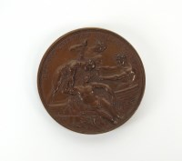 Lot 507 - A George IV bronze medal, dated 1824, by...