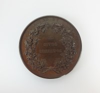 Lot 510 - Victoria, bronze medal, 'Presented by Lloyds' '...