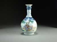 Lot 50 - A Chinese famille rose bottle vase, 18th...