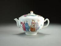 Lot 65 - A Chinese famille rose teapot and cover,...
