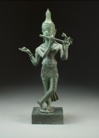 Lot 136 - A Sino-Tibetan bronze figure of a bodhisattva,...
