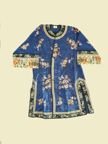 Lot 193 - Two Chinese silk informal robes, late...