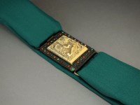 Lot 207 - A Chinese jewelled tinned copper and ivory...