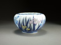 Lot 218 - A Fukagawa porcelain bulb bowl, Meiji/Taisho...