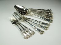 Lot 71 - A set of twelve William IV Scottish silver...