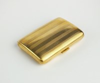 Lot 78 - A 9ct gold cigarette case, William Neale & Son,...