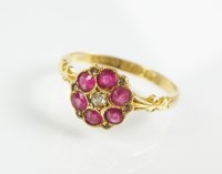 Lot 88 - An early 20th century 18ct gold ruby and...