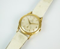 Lot 208 - A Gentleman's 18ct gold Omega Automatic...