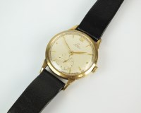 Lot 211 - A Gentleman's 9ct gold Omega Automatic...