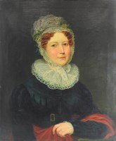Lot 246 - English School, 19th Century, Portrait of a...