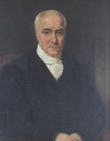 Lot 251 - English School, 19th century Portrait of an...