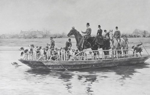 Lot 265 - After Thomas Blinks (1860-1912) The Ferry,...