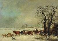 Lot 280 - Attributed to John Barker (1811-1886) Herding...